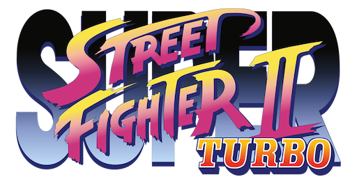 Super Street Fighter II Turbo logo for Amiga CD32